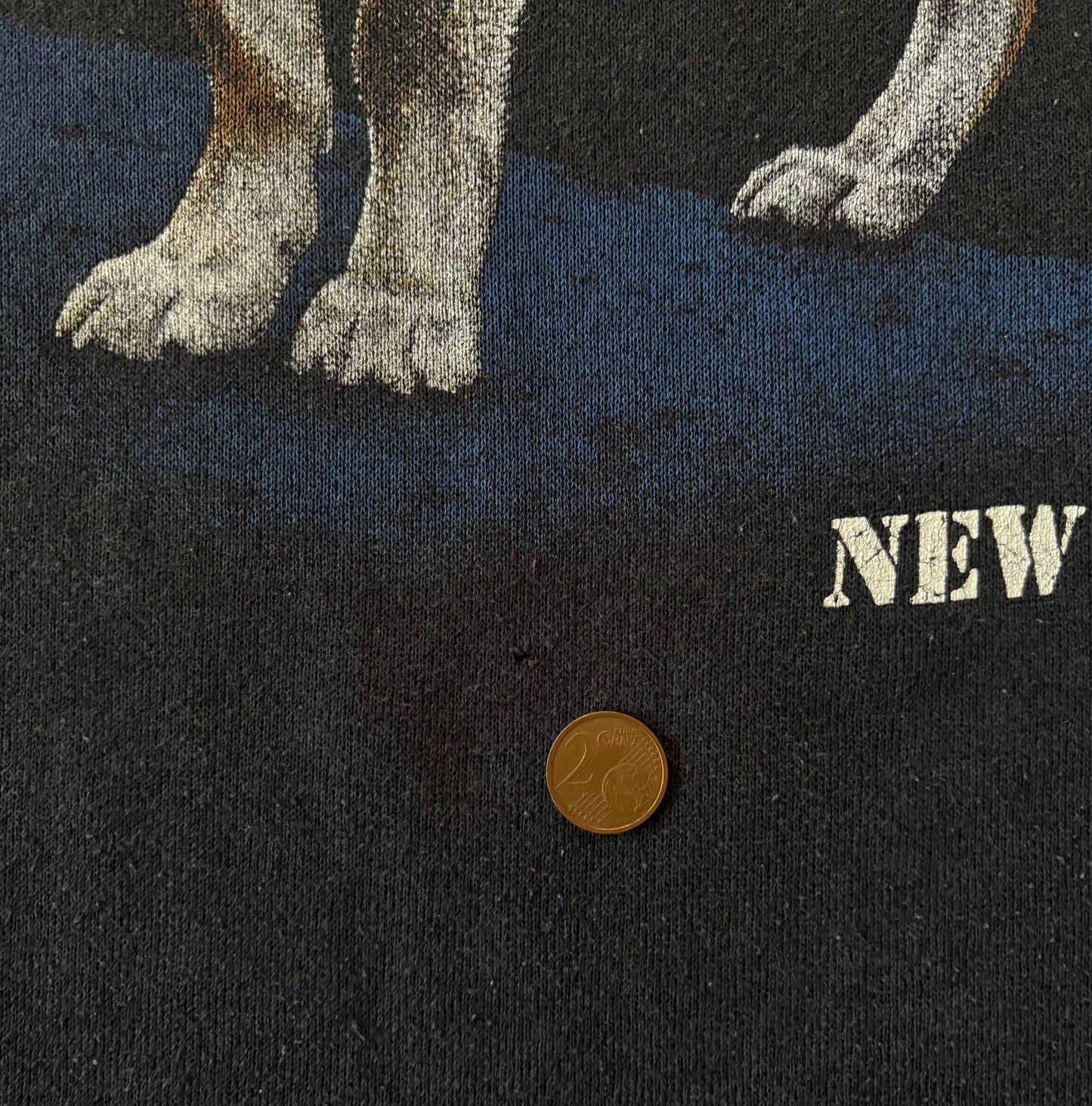 Vintage Early 2000s New York “Lone Wolf” Crewneck
