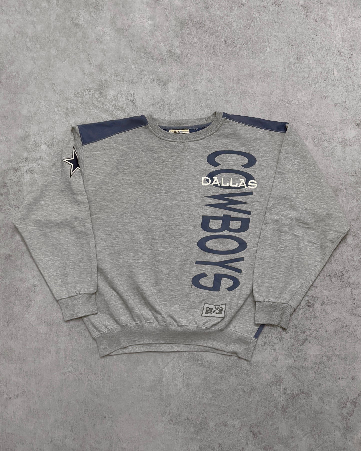 Vintage 1980s Dallas Cowboys Embroidered Crewneck