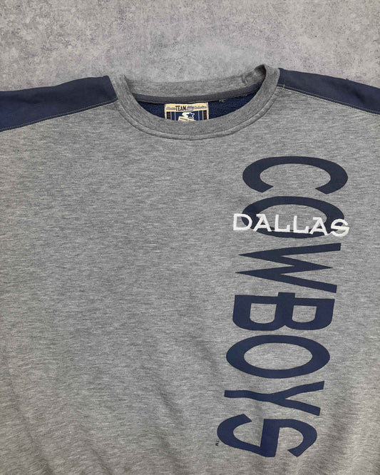 Vintage 1980s Dallas Cowboys Embroidered Crewneck