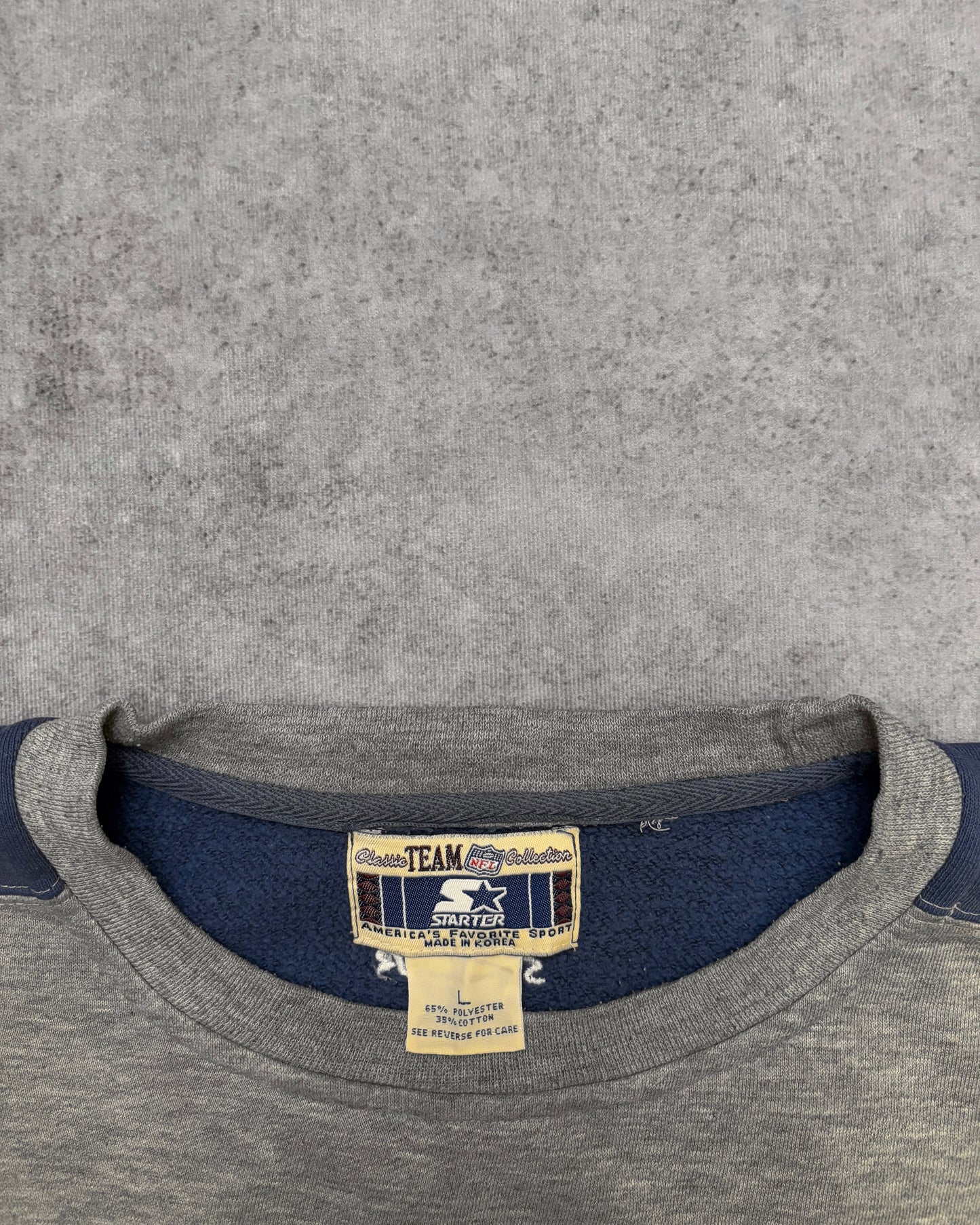 Vintage 1980s Dallas Cowboys Embroidered Crewneck