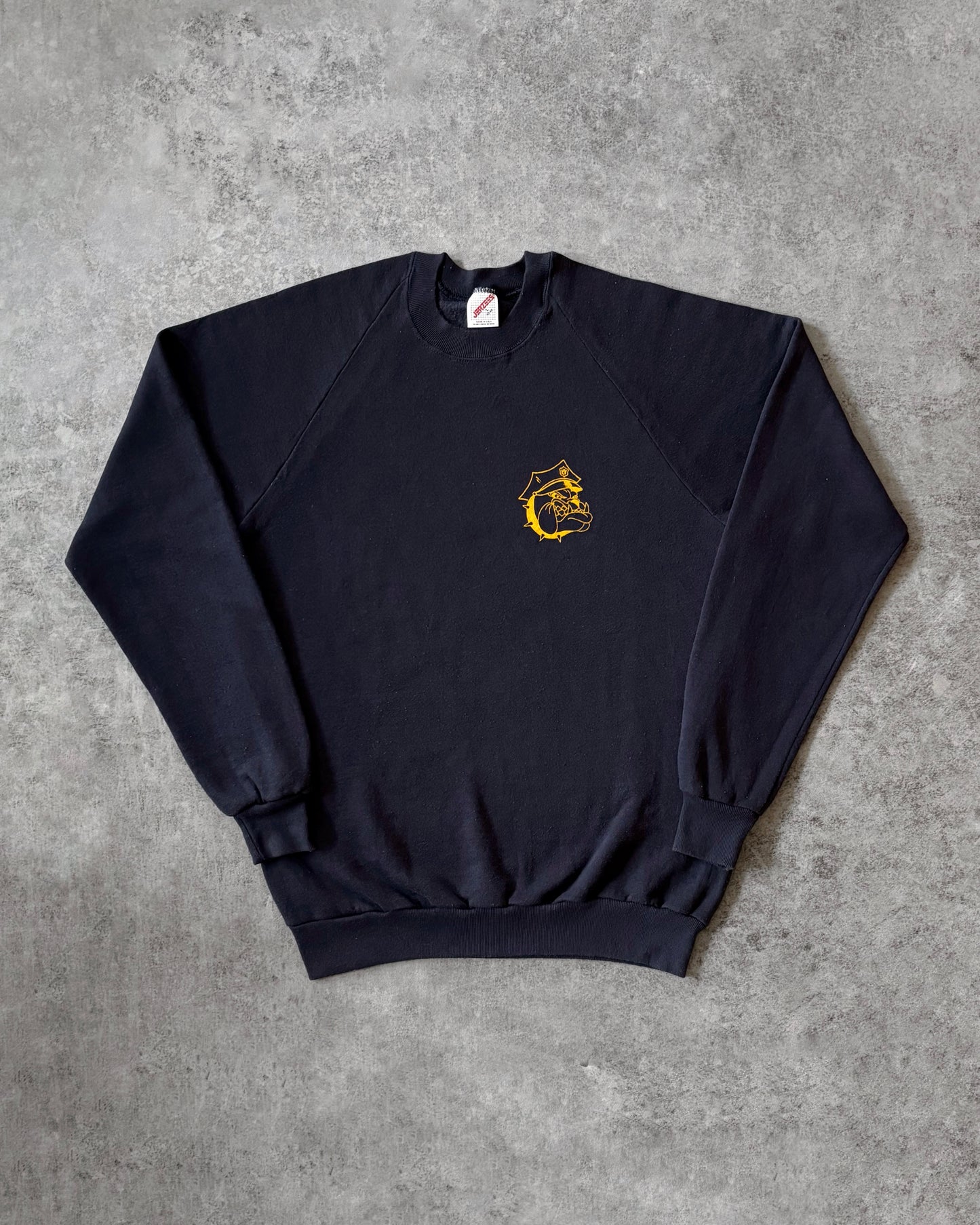 Vintage Late 1980s Police 51st Department Basic Pitbull Raglan Crewneck