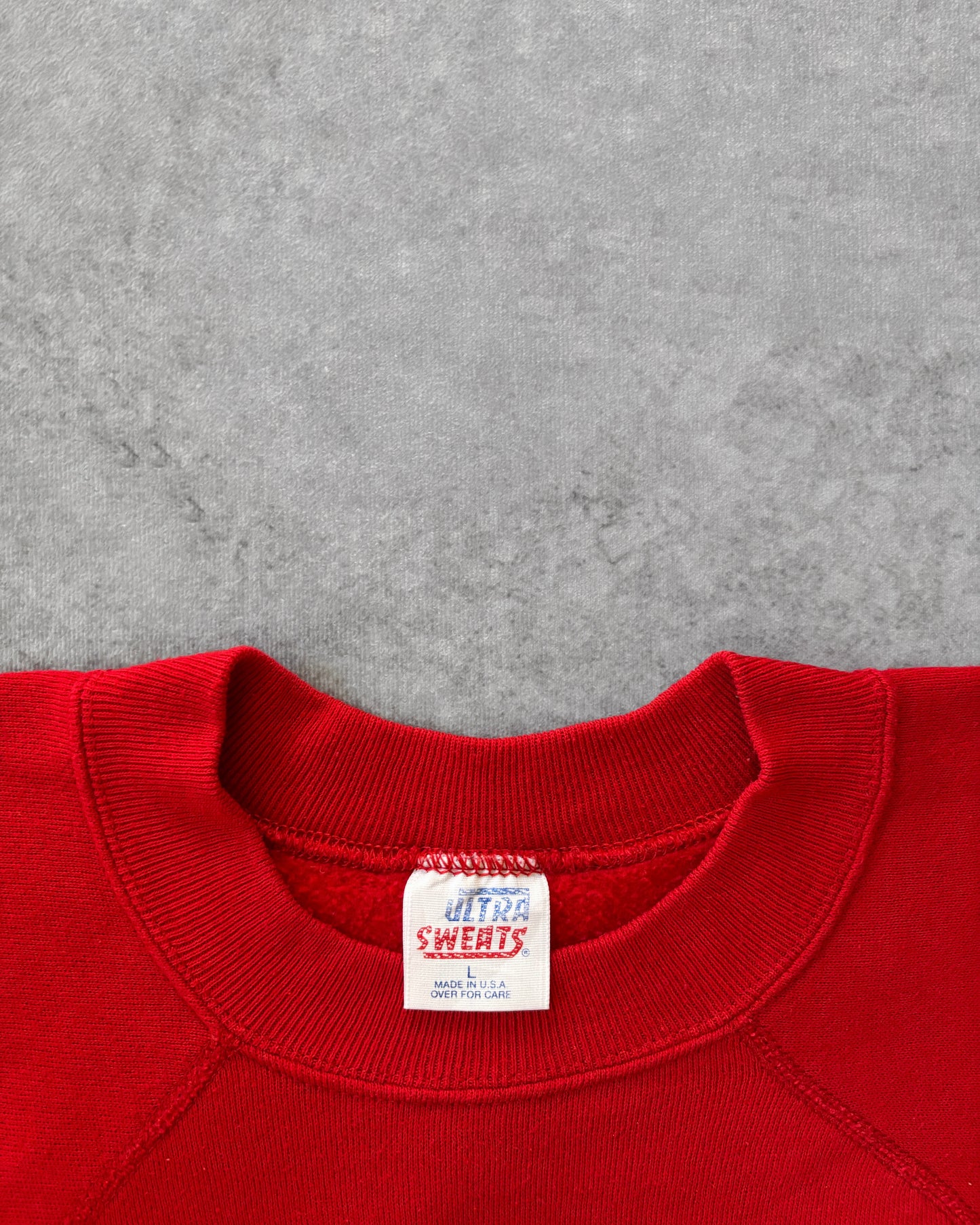 Vintage 1980s “Who Gives a Sh*t” Bear Raglan Crewneck