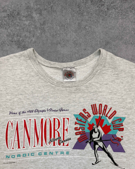 Vintage 1995 Canmore Nordic Centre Masters World Cup Crewneck
