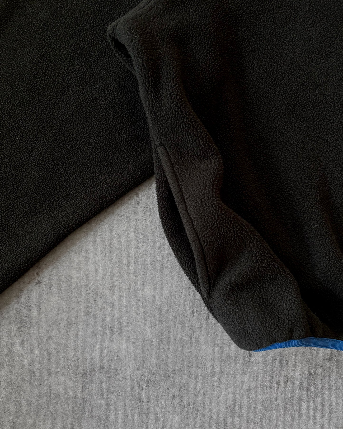 Vintage 90s Black & Blue Fleece Snap Pullover – Patagonia Style