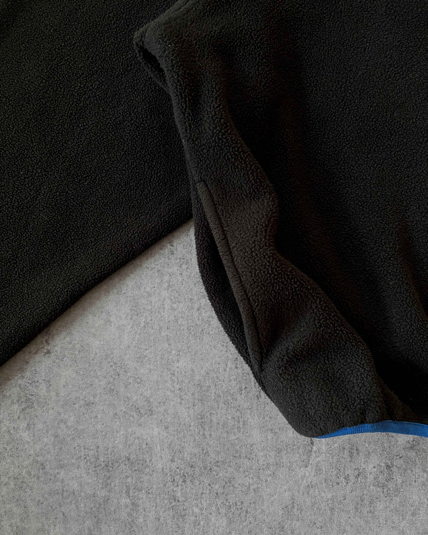 Vintage 90s Black & Blue Fleece Snap Pullover – Patagonia Style