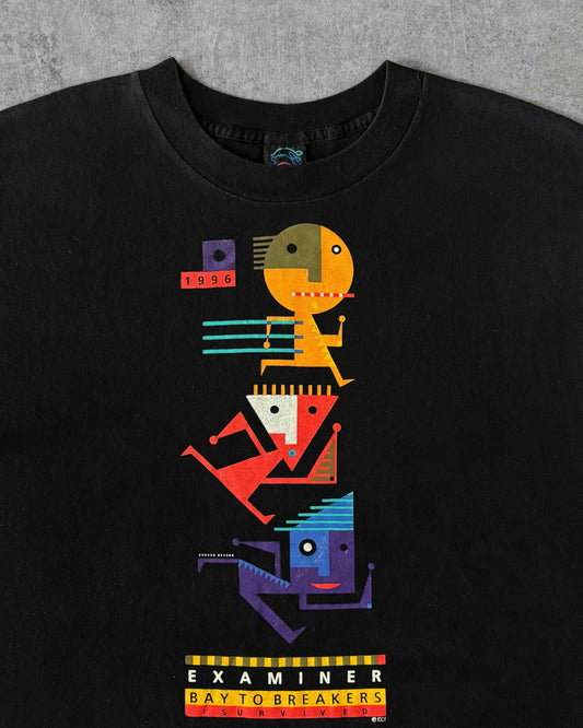 Vintage 1996 “I Survived” Examiner Bay to Breakers T-Shirt – Made in USA