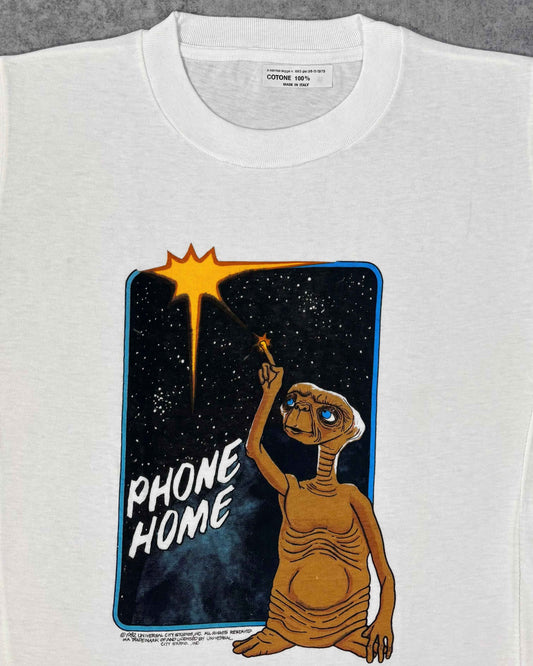 Vintage 1982 E.T. Phone Home T-Shirt - Made in Italy - Universal Studios Licensed