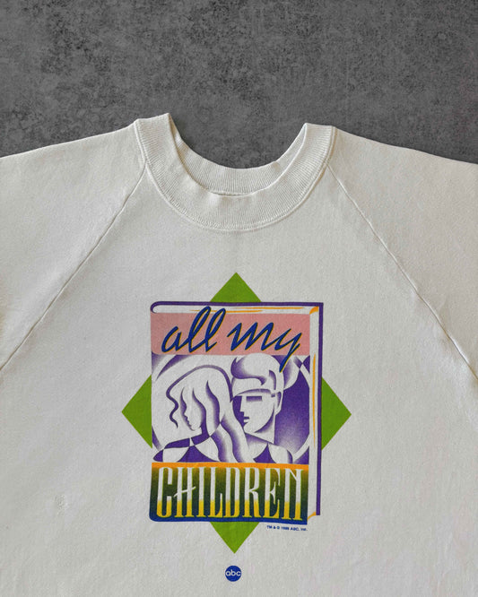 Vintage 1989 All My Children Sweatshirt – ABC Daytime – Fruit of the Loom – Made in USA