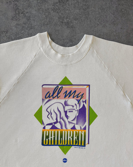 Vintage 1989 All My Children Sweatshirt – ABC Daytime – Fruit of the Loom – Made in USA