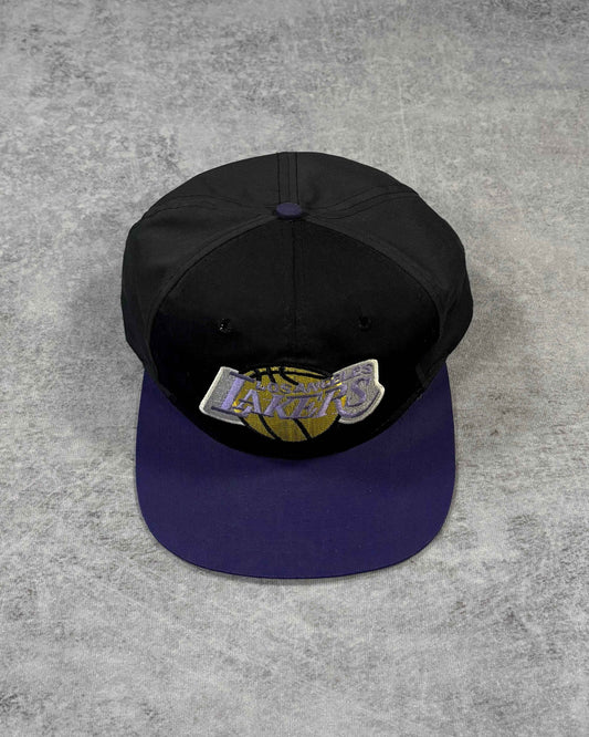 Vintage 1990s Los Angeles Lakers Snapback Cap – NBA Licensed AJD