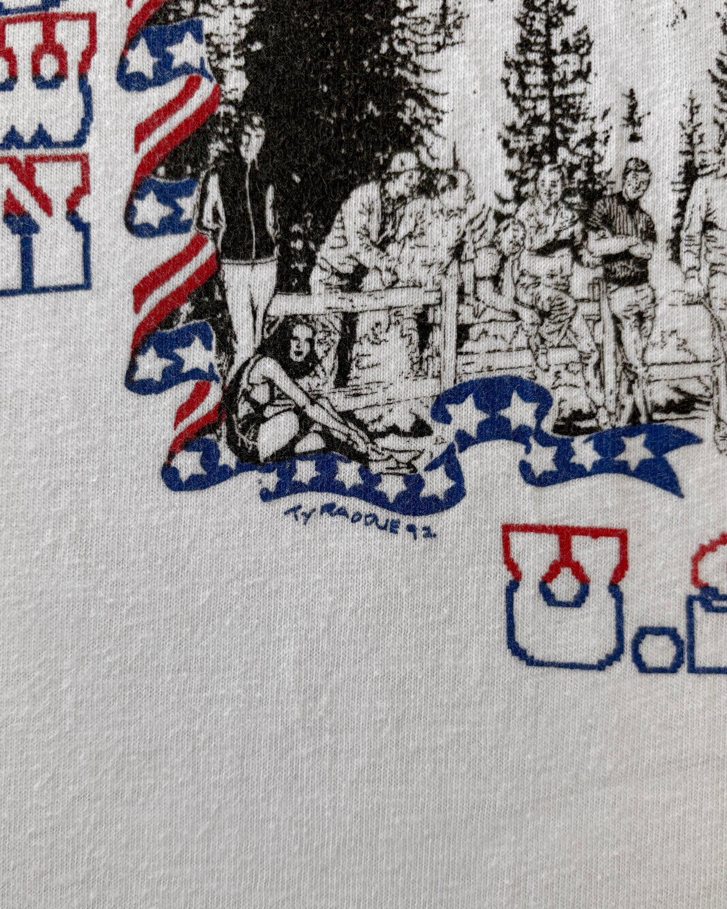 Vintage 1992 Truckee Hometown Pride T-Shirt – Hanes Beefy-T – Made in USA