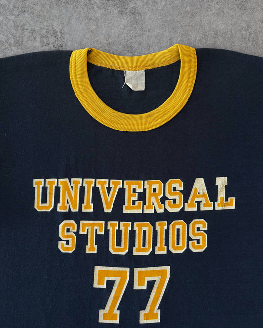 Vintage 1970s Universal Studios Souvenir Ringer T-Shirt