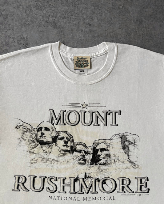 Vintage 90s Mount Rushmore Tee – 1999 USA Tourist Graphic Shirt