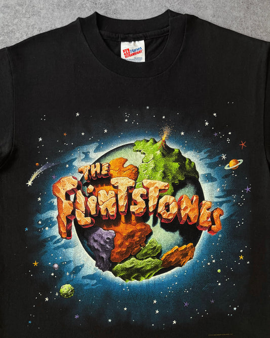 Vintage 1990s The Flintstones Planet Graphic T-Shirt – Made in USA
