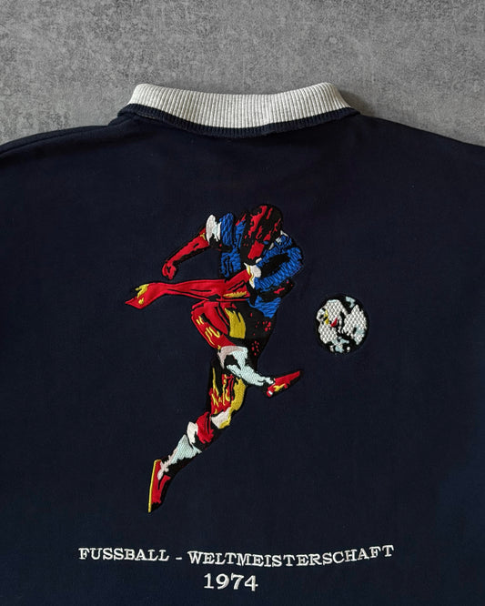 Vintage Adidas 90s FIFA World Cup 1974 Sweatshirt – Limited Edition Retro Half Zip