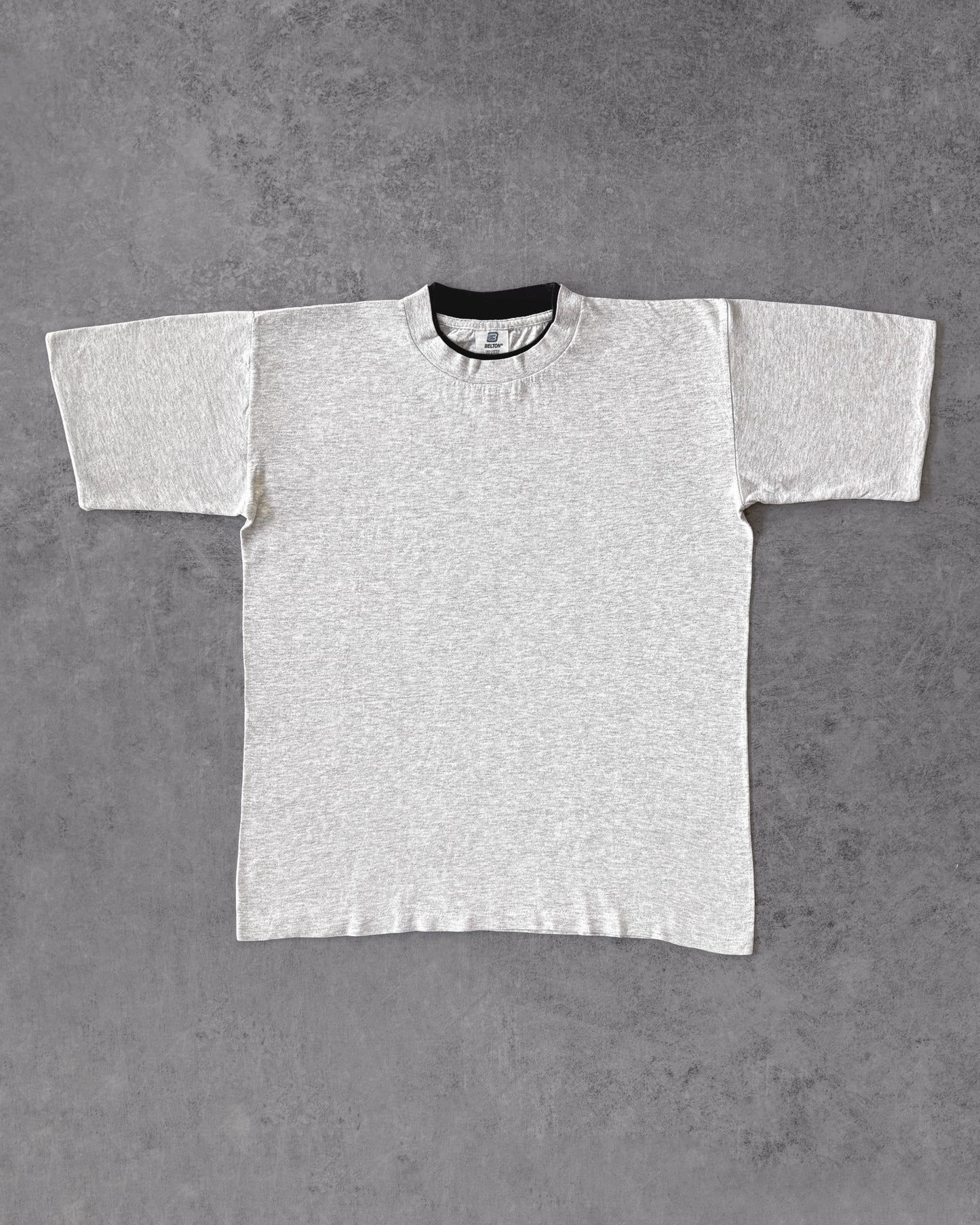 Vintage 90s Gray Double Layer T-Shirt – Belton Made in USA