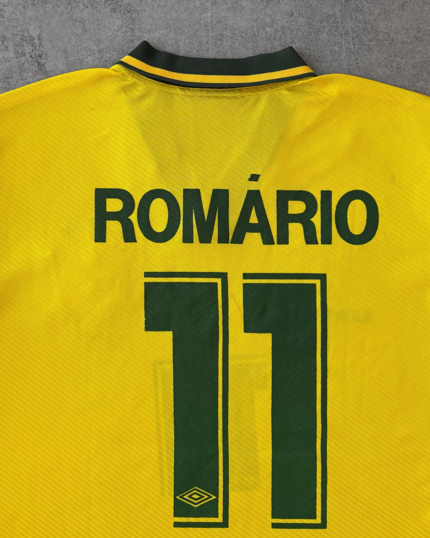 Vintage 1994 Brazil Home Kit – Umbro – Romário #11 – CBF – Made in Brazil