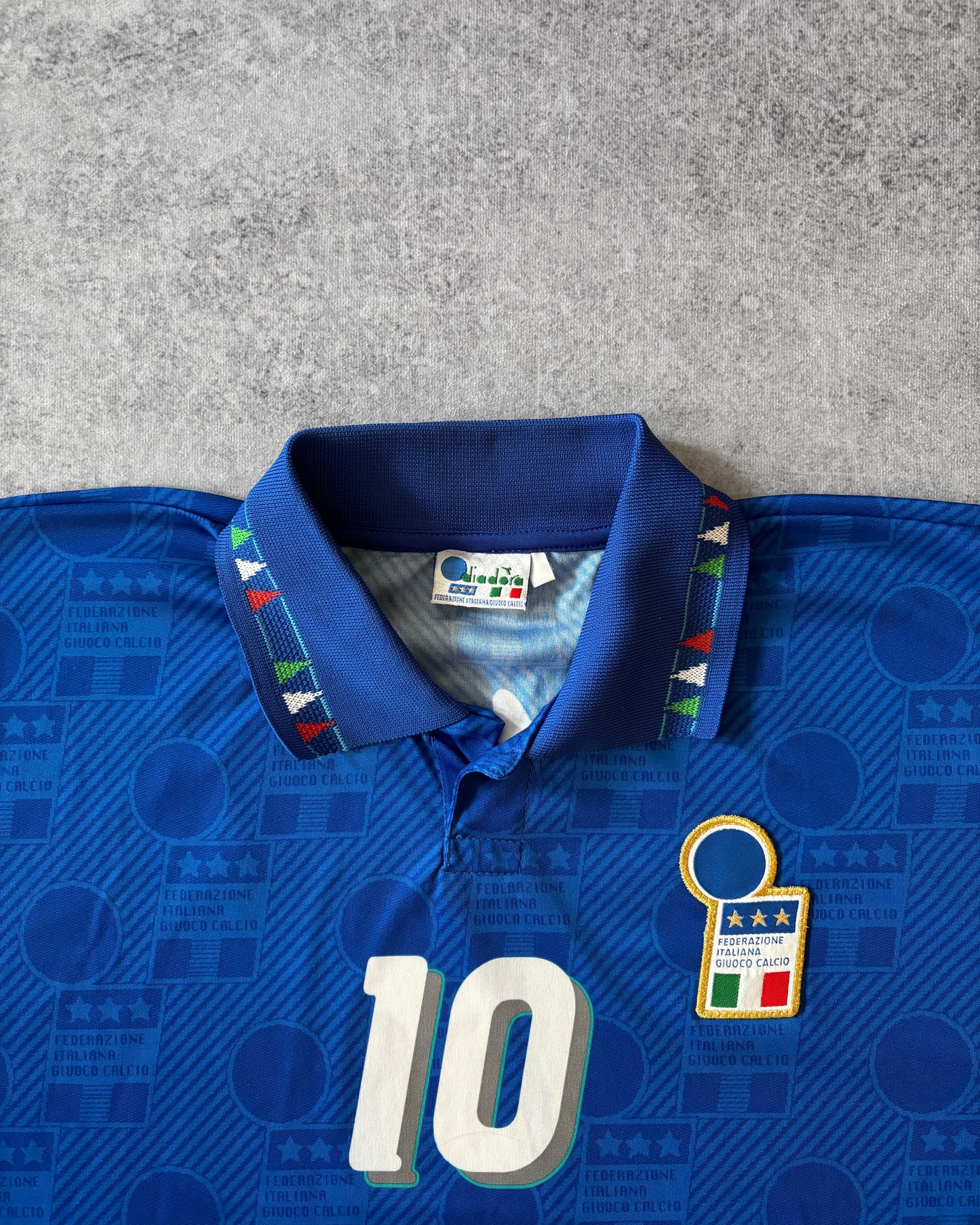 Vintage 1994 Italy Home Jersey – Diadora – Roberto Baggio #10 – World Cup USA '94