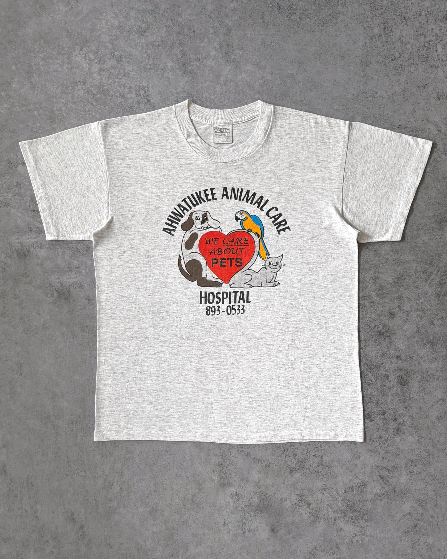 Vintage 90s Ahwatukee Animal Care T-Shirt – Single Stitch – Made in USA