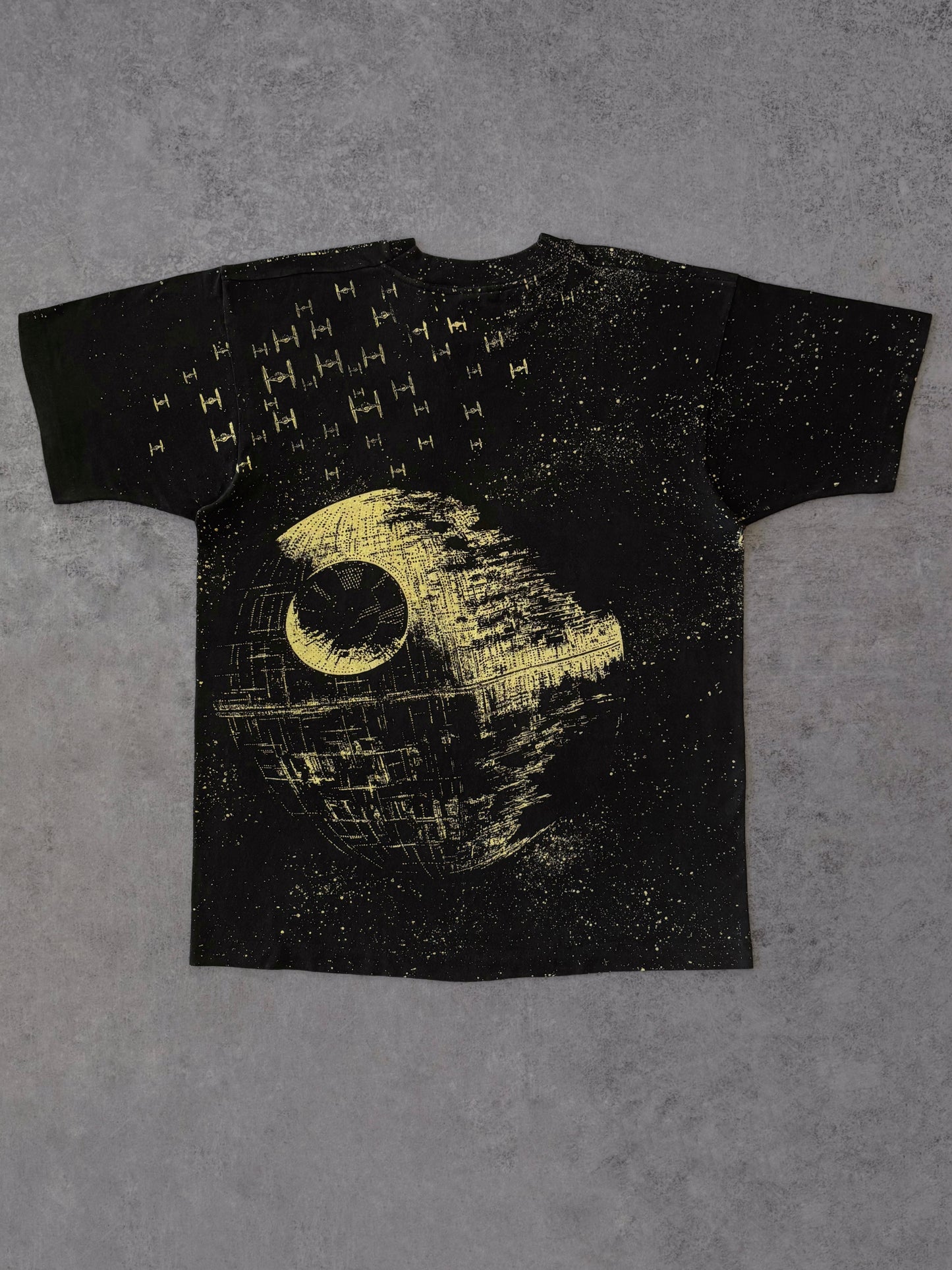 Vintage 1991 Star Wars Death Star T-Shirt – Full Print – Lucasfilm Ltd – Made in USA