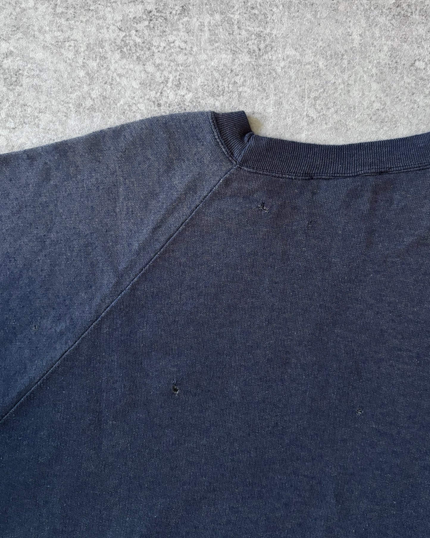 Vintage Sun Faded 1980s US Air Force Embroidered Distressed Crewneck