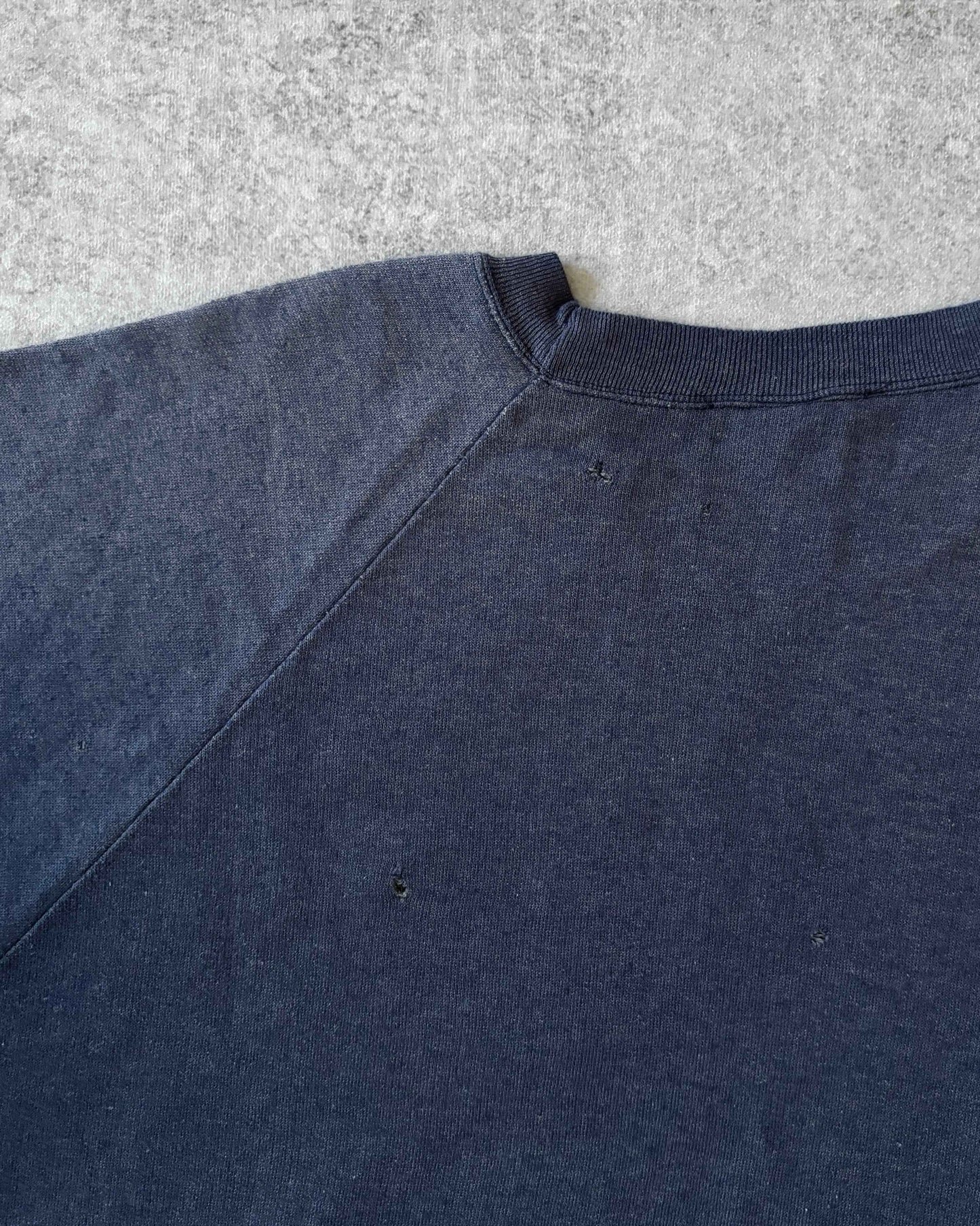 Vintage Sun Faded 1980s U.S. Air Force Embroidered Distressed Crewneck