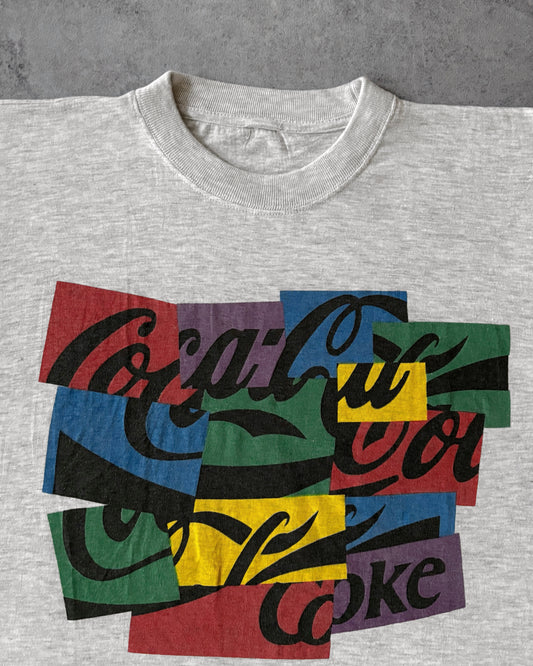 Vintage 1990s Coca Cola Collage Single Stitch T-Shirt