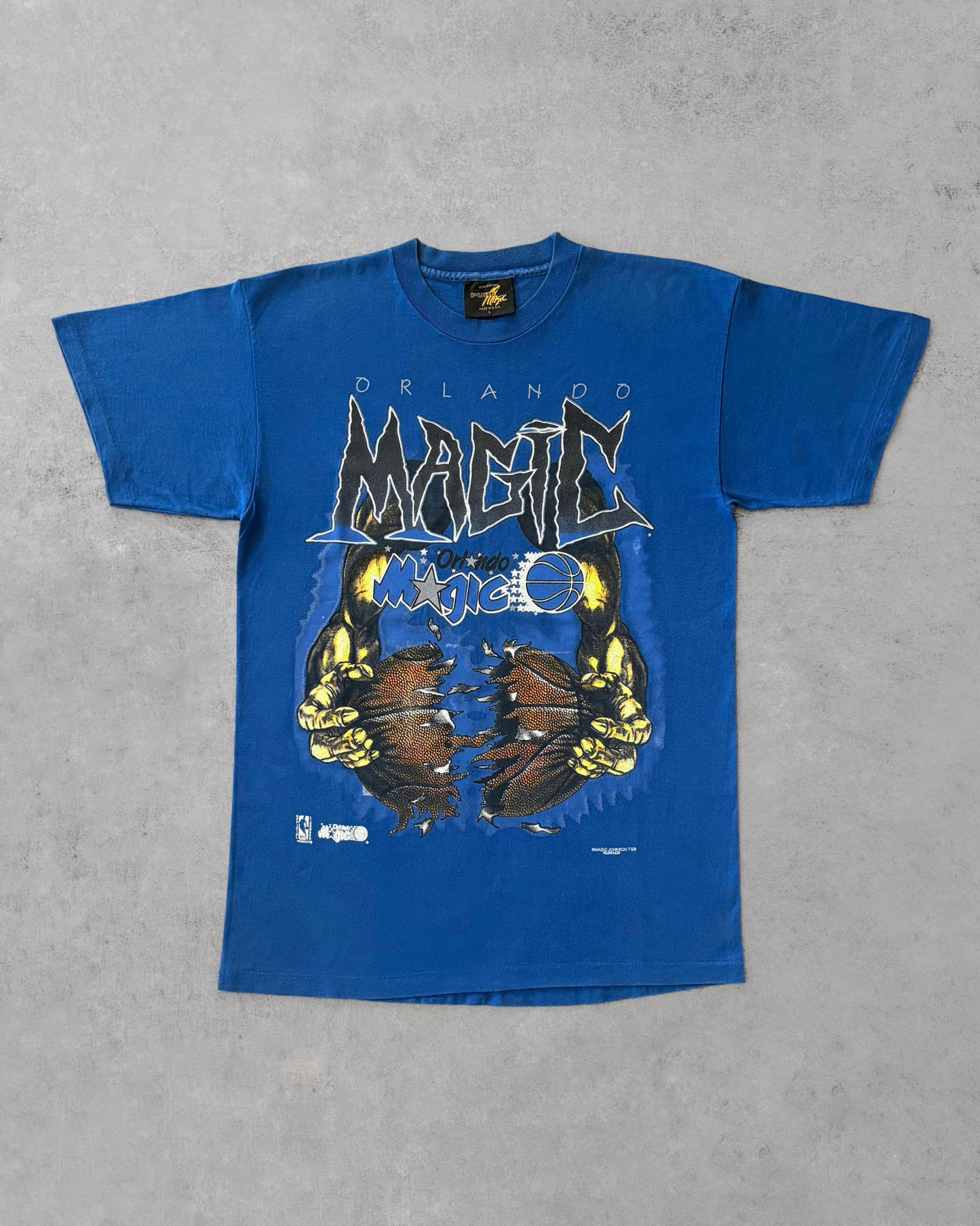 Vintage 1990s Orlando Magic “Disrupted Ball” Single Stitch T-Shirt