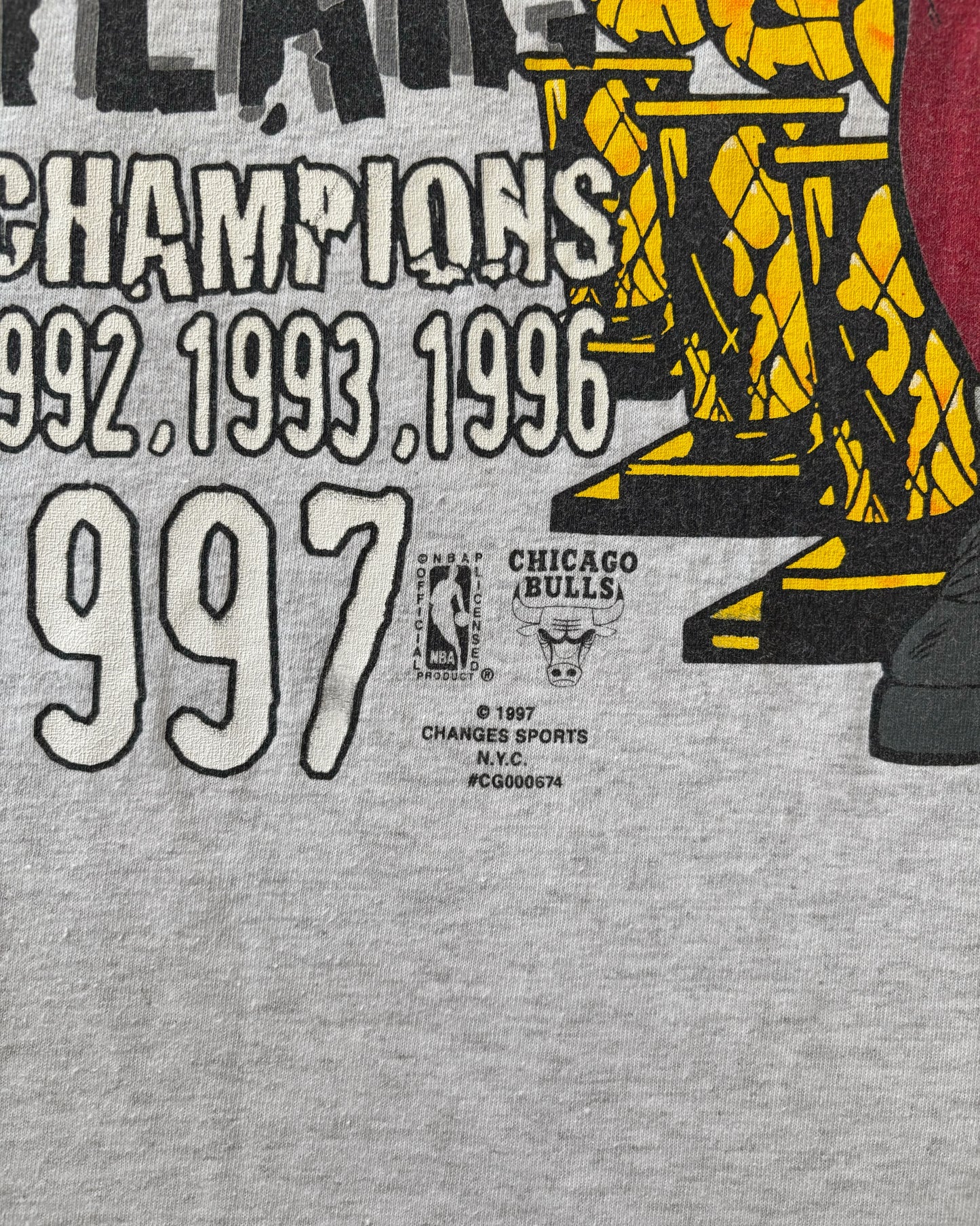 Vintage 1997 Chicago Bulls “Cheer Up There’s Always Next Year!” T-Shirt