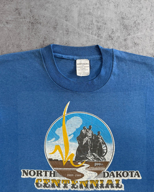 Vintage 1989 North Dakota Centennial Single Stitch T-Shirt