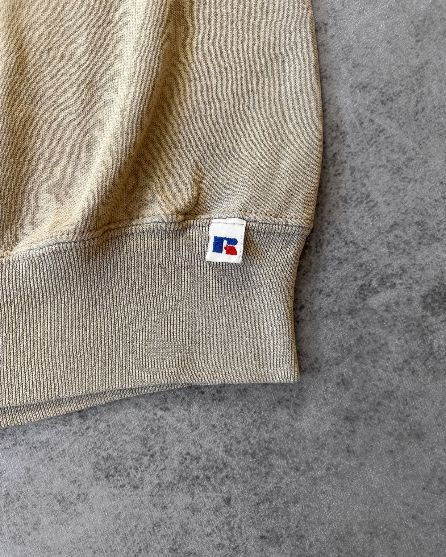 Vintage 1990s Blank Khaki Russell Athletic Crewneck