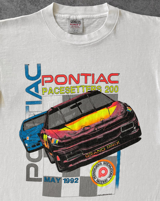 1992 Vintage Pontiac Pacesetters 200 T-Shirt – Racing Graphic – USA Made