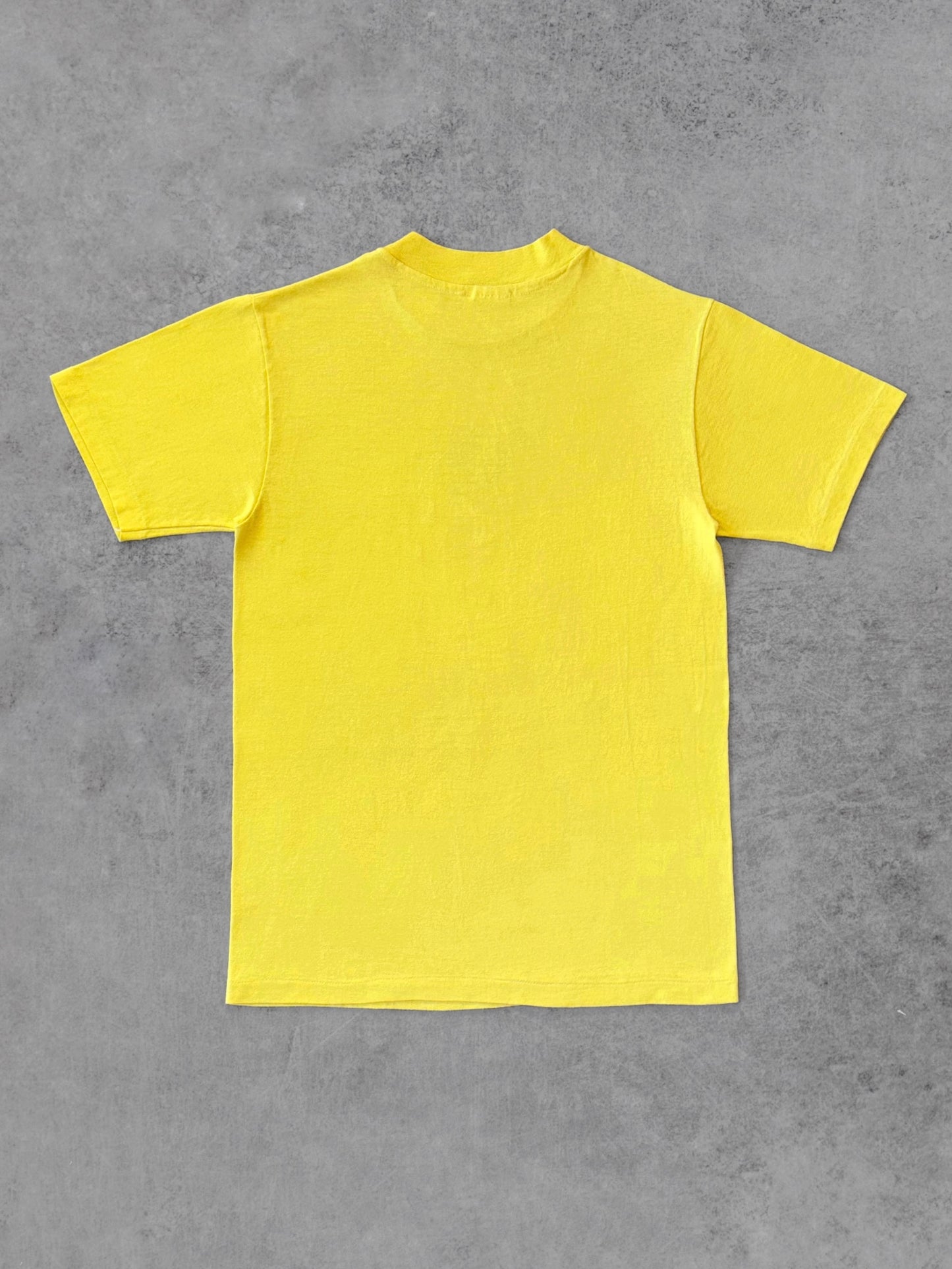 Vintage 80s “Mr. Cool” Yellow Hanes Beefy T-Shirt – Made in USA