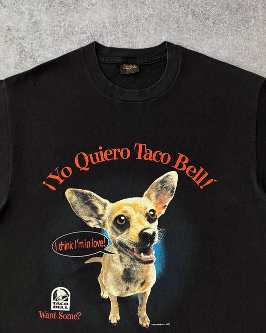 Vintage 1998 “Yo Quiero Taco Bell!” Taco Bell Chihuahua T-Shirt – Made in USA