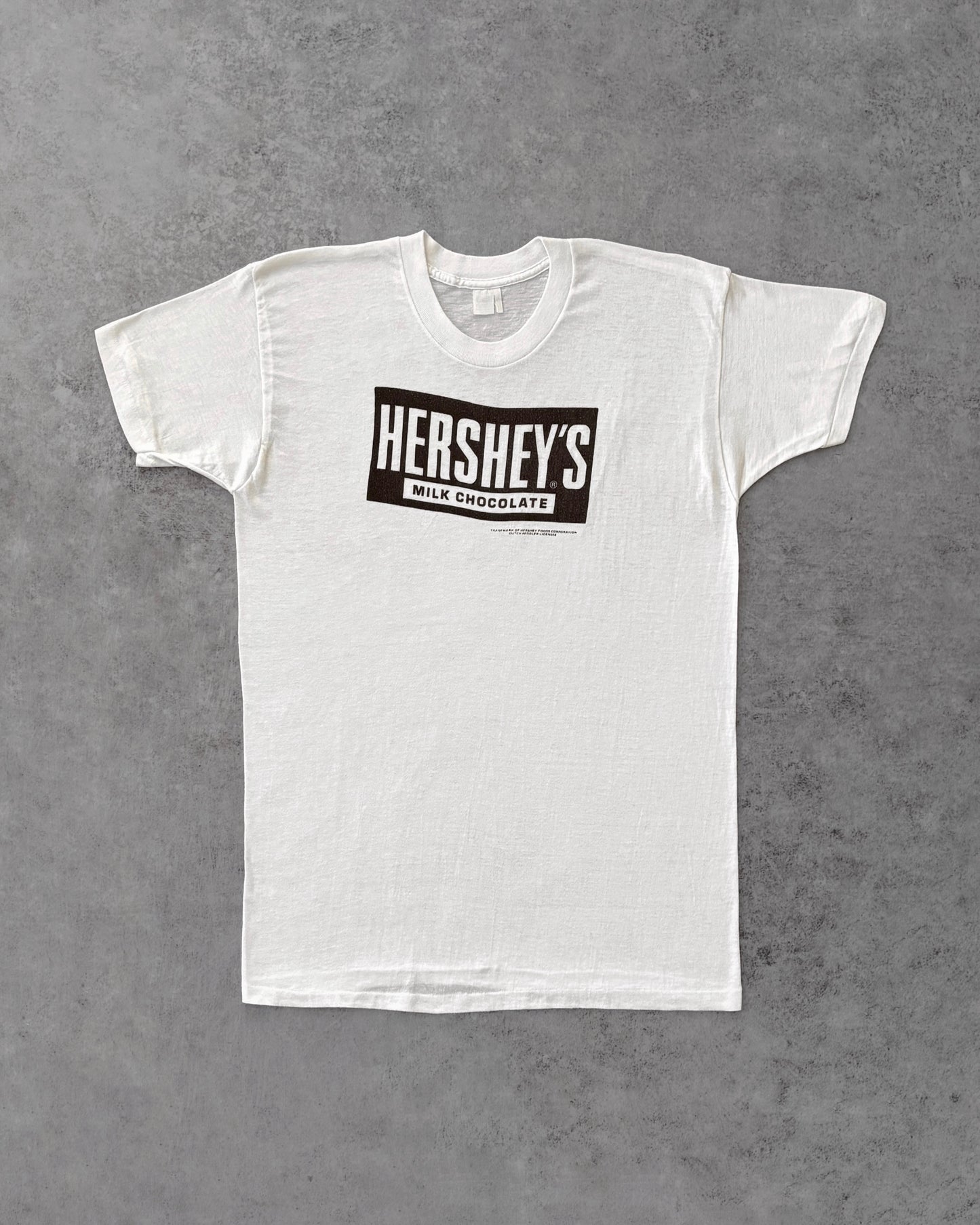 Vintage 70s Hershey’s Chocolate T-Shirt – Faded Single Stitch – Made in USA