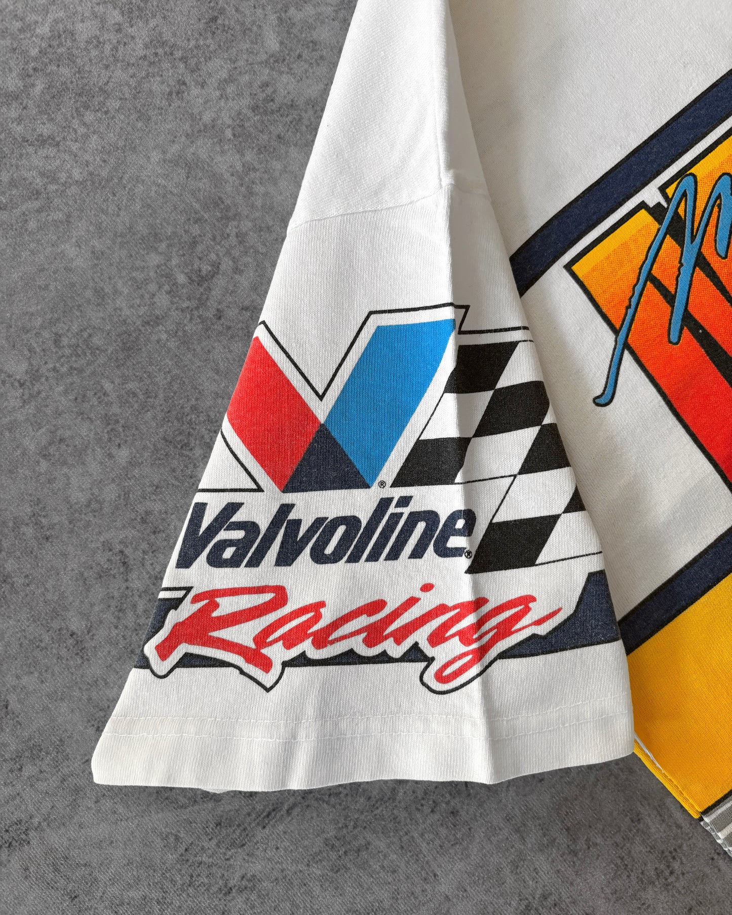 Vintage 1993 Mark Martin Nascar T-Shirt – Valvoline Racing – All Over Print