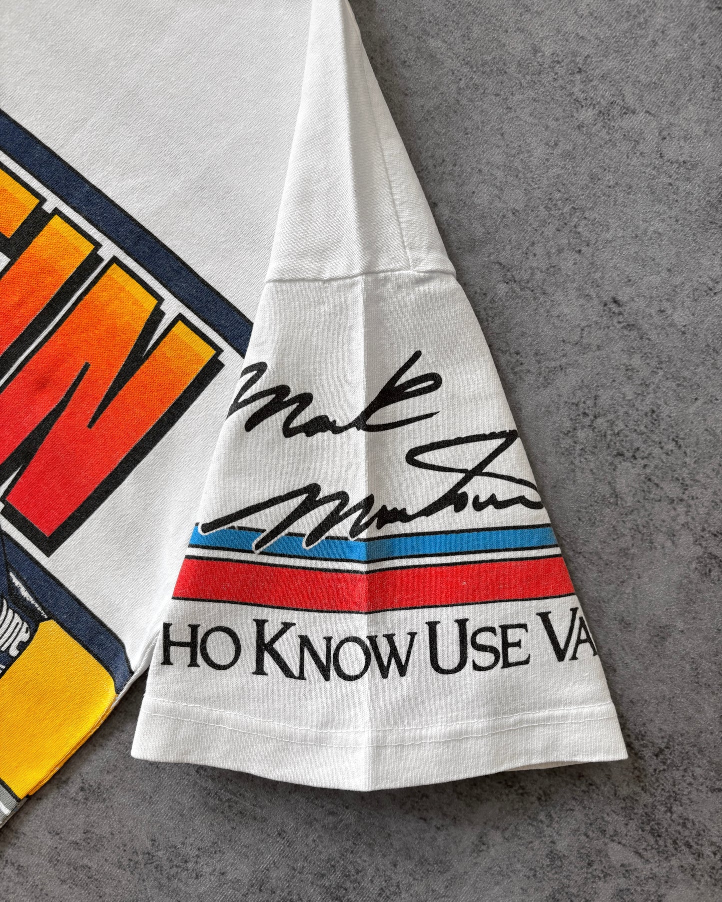 Vintage 1993 Mark Martin Nascar T-Shirt – Valvoline Racing – All Over Print