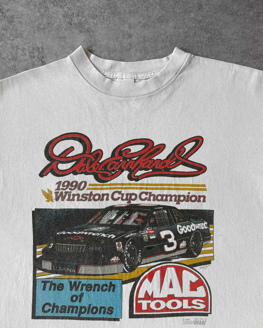 Vintage Dale Earnhardt Nascar T-Shirt – 1990 Winston Cup Champion – Made in USA