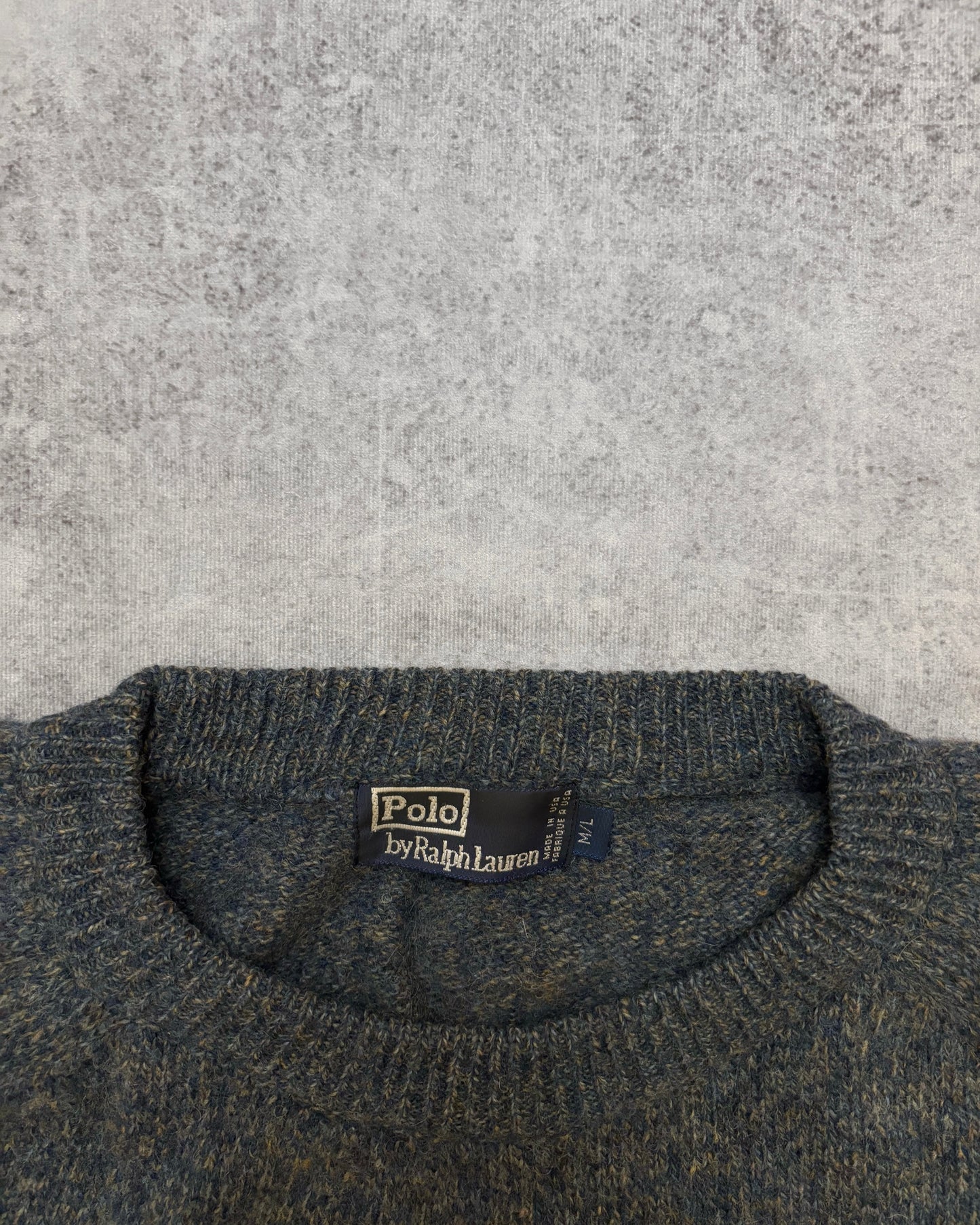 Vintage 1980s 100% Wool Polo Ralph Lauren Knit Sweater
