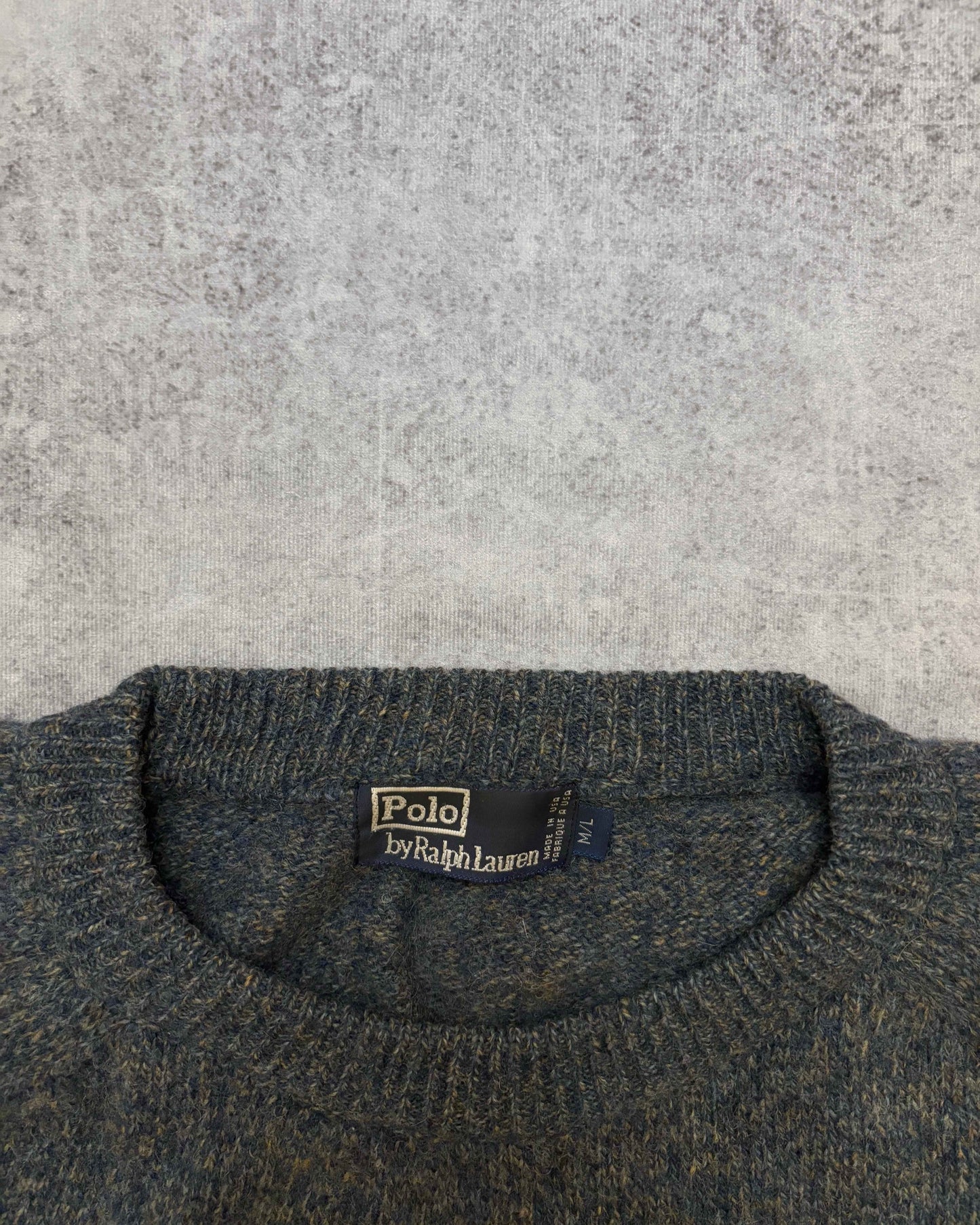 Vintage 1980s 100% Wool Polo Ralph Lauren Knit Sweater