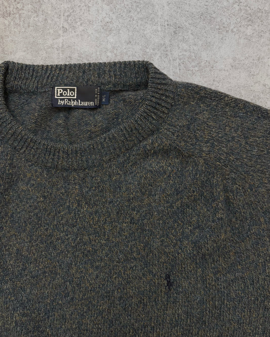 Vintage 1980s 100% Wool Polo Ralph Lauren Knit Sweater
