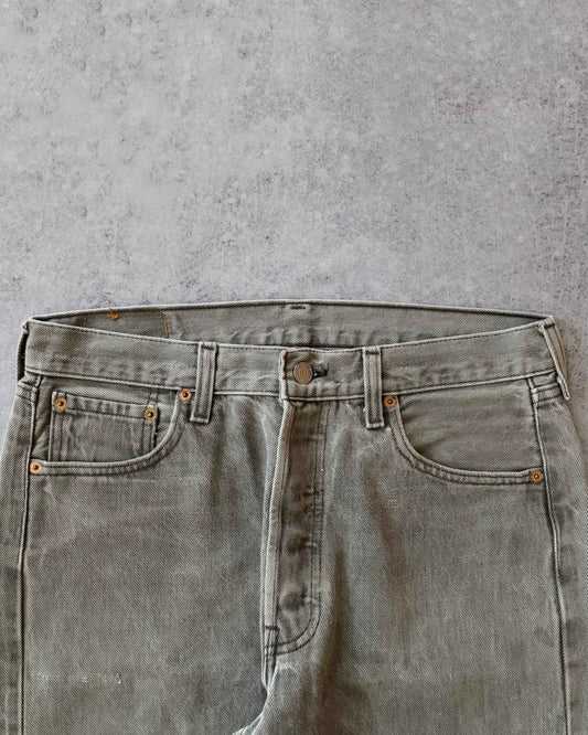 Vintage 1995 Stone Washed Grey Levi’s 501