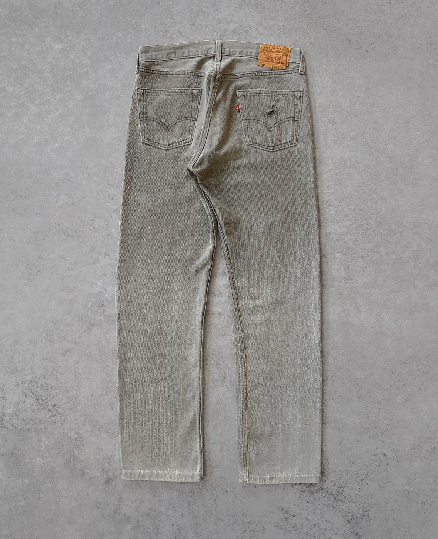 Vintage 1995 Stone Washed Gray Levi's 501