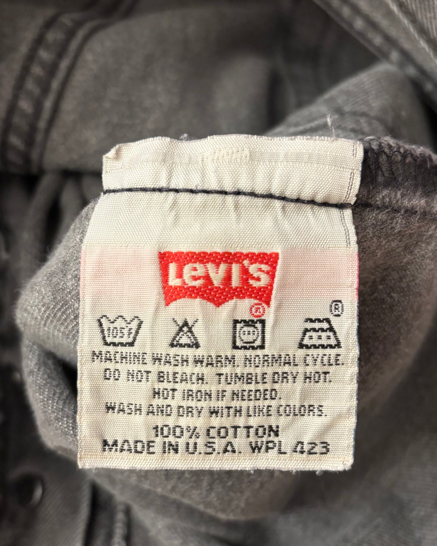 Vintage 1995 Stone Washed Gray Levi's 501