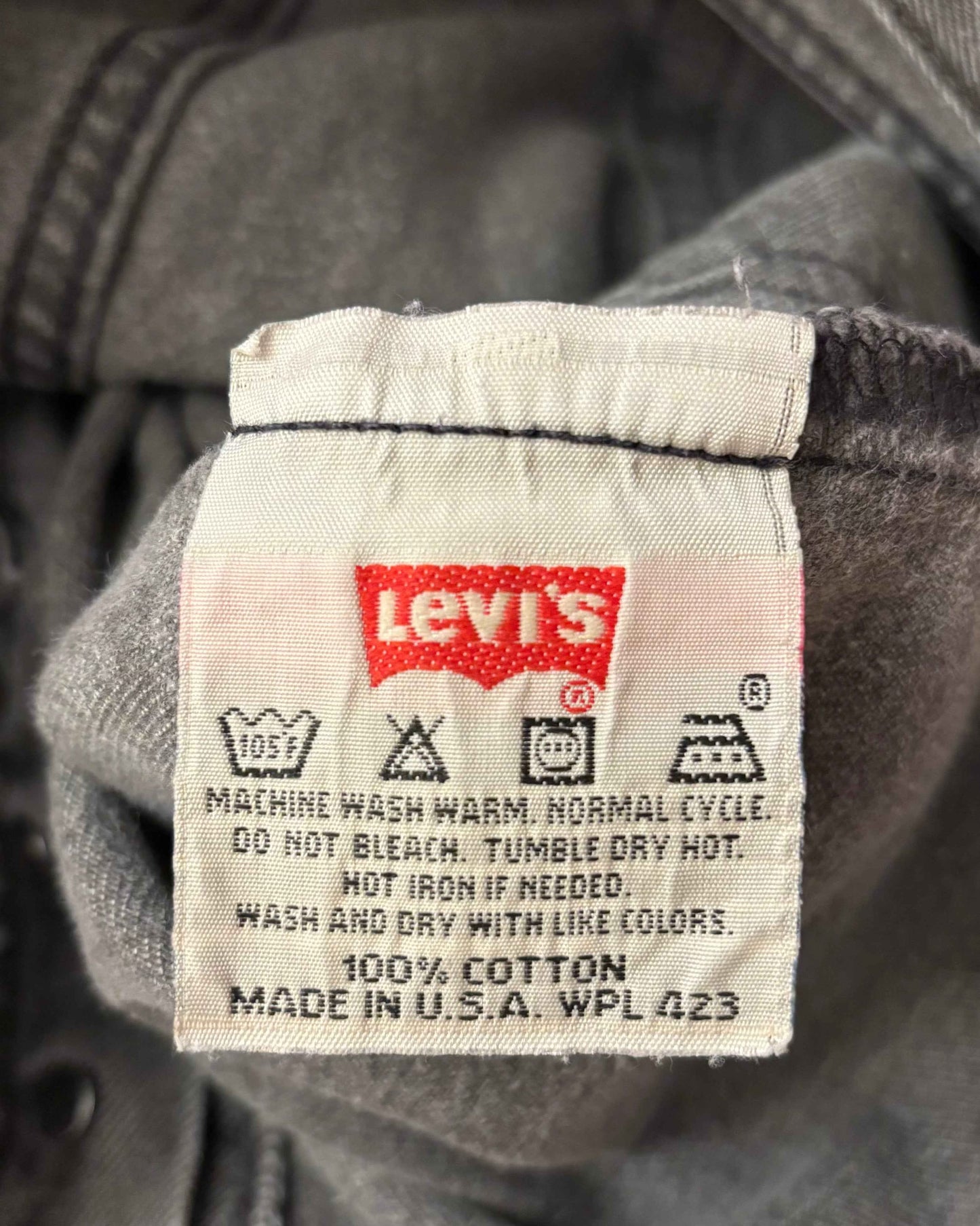 Vintage 1995 Stone Washed Grey Levi’s 501
