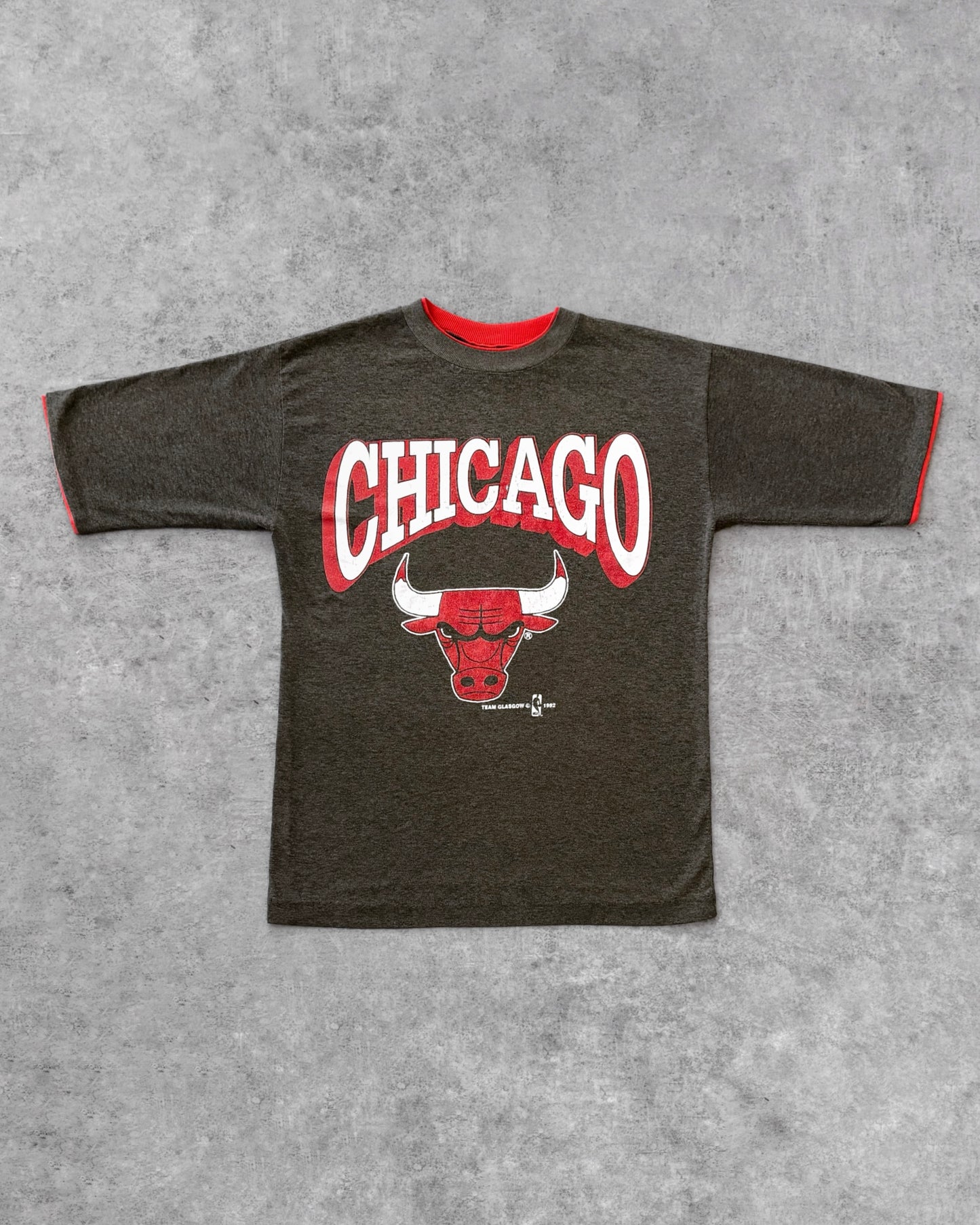 Vintage 1992 Chicago Bulls Double Layered Single Stitch T-Shirt