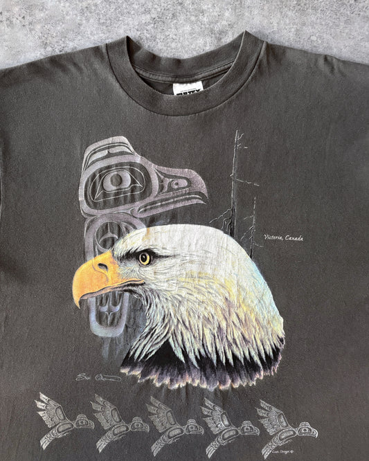 Vintage Mid 1990s Victoria Canada Bald Eagle T-Shirt