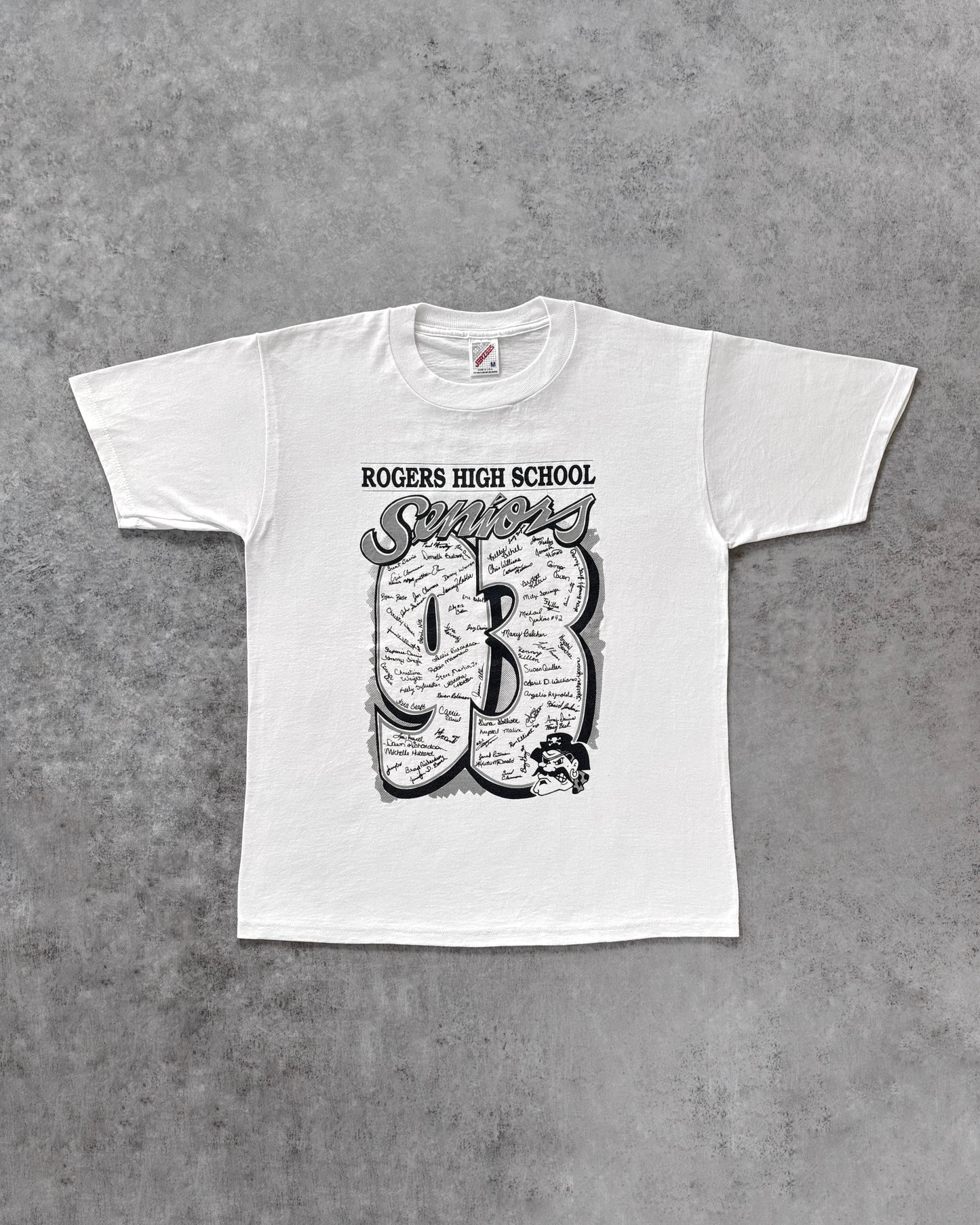 Vintage 1993 Rogers High School “Seniors Rule Deal with It” T-Shirt