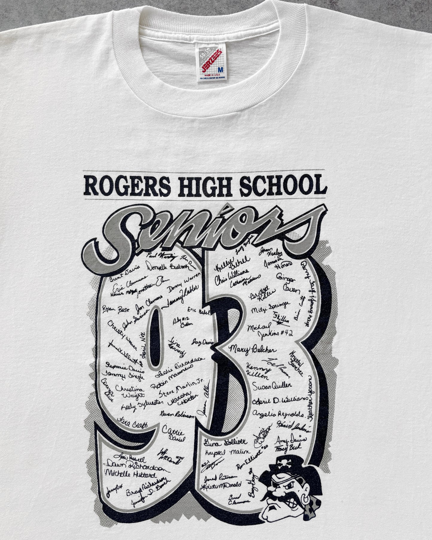 Vintage 1993 Rogers High School “Seniors Rule Deal with It” T-Shirt