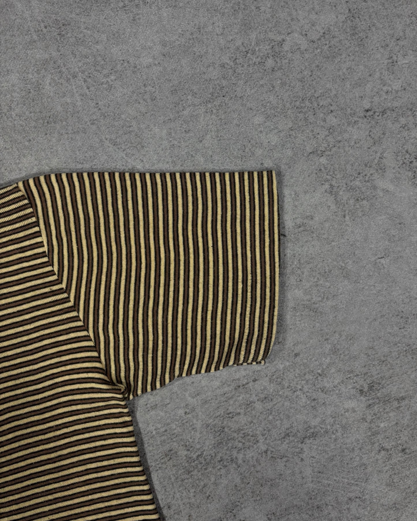 Vintage 1970s Tigershark Milano Striped Cotton T-Shirt